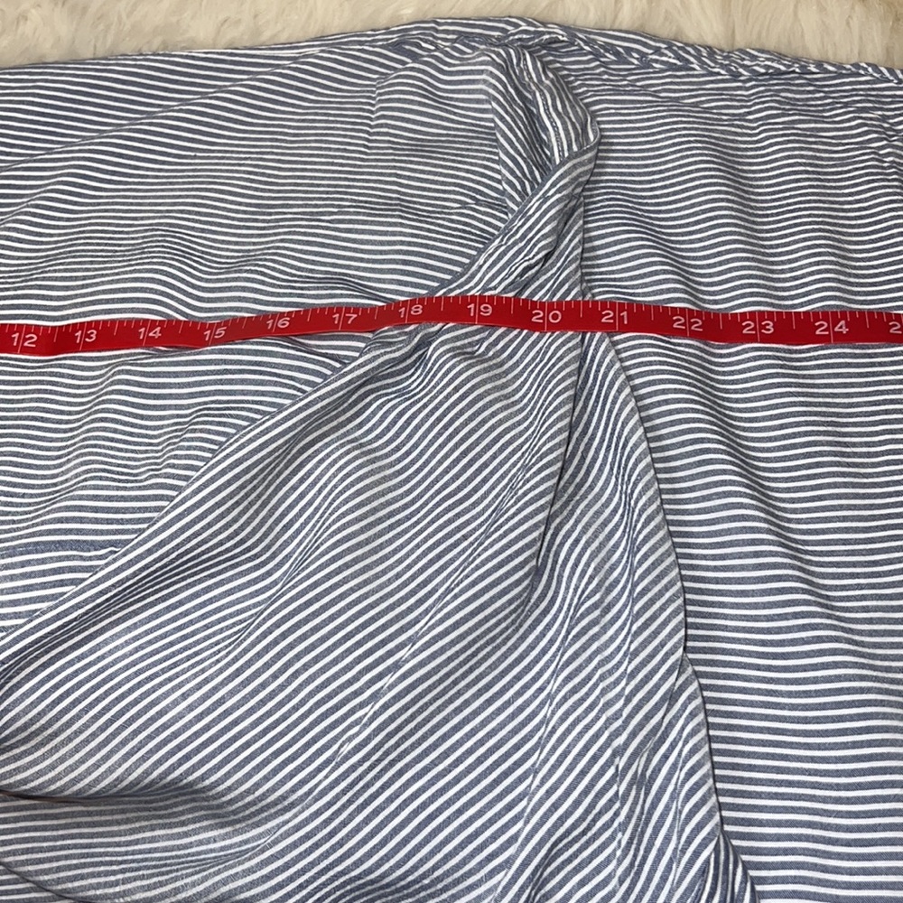 Bcbgeneration Striped Button Down Cross Over Shirt - image 8